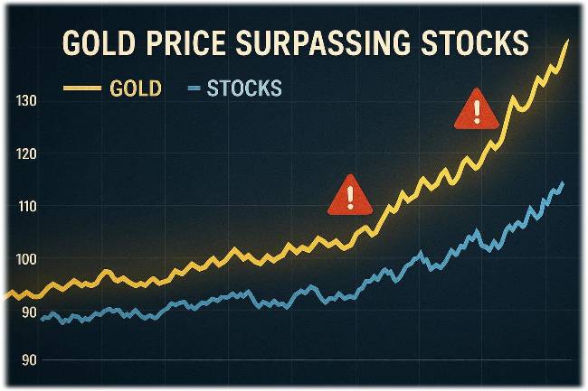 Gold Outperforms Stocks Amid Bubble Warnings
